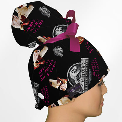 A Walk In The Park High Bun Ponytail Scrub Cap