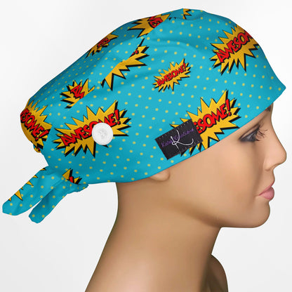 Awesome Low-Tie Surgeon Scrub Cap