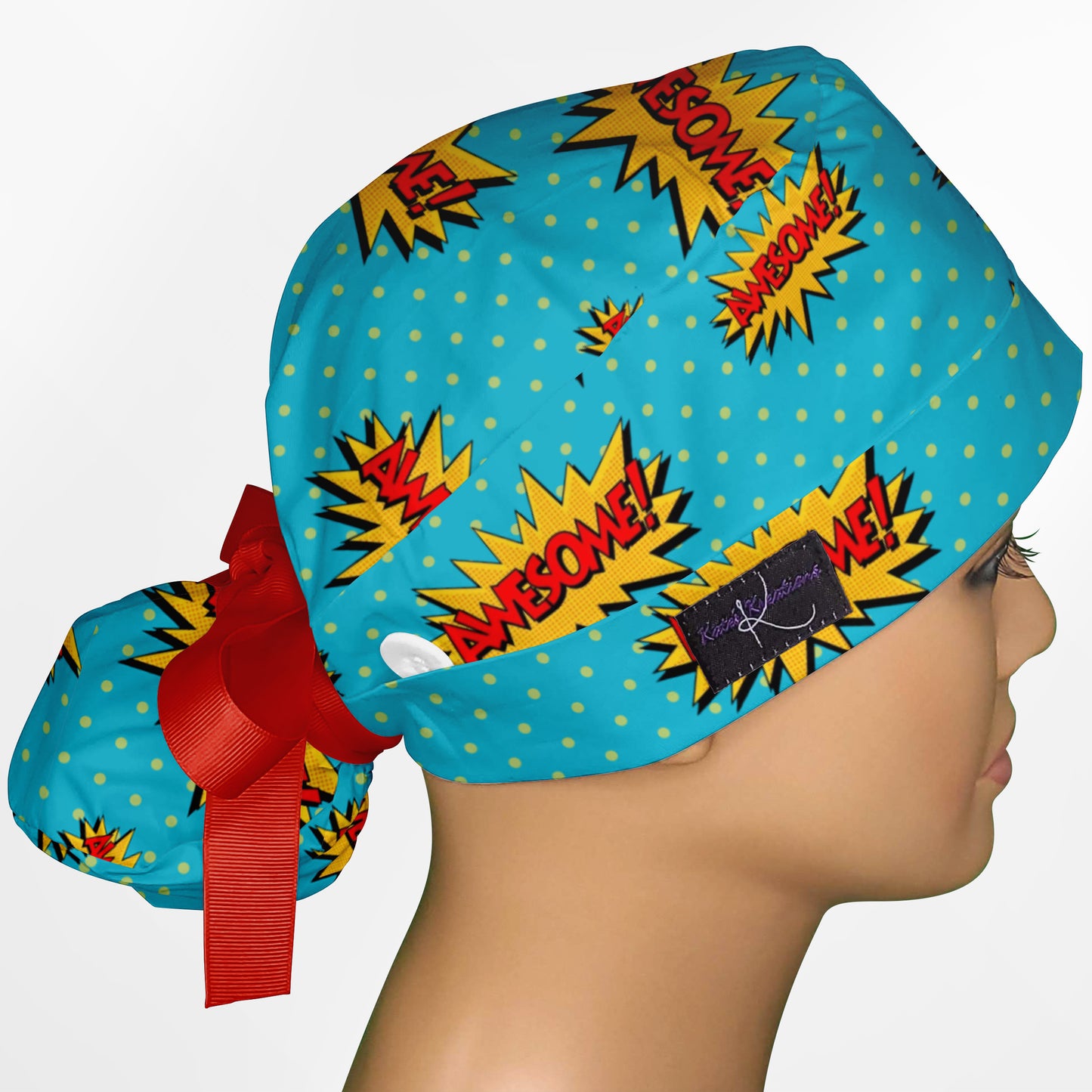 Awesome Ponytail Scrub Cap