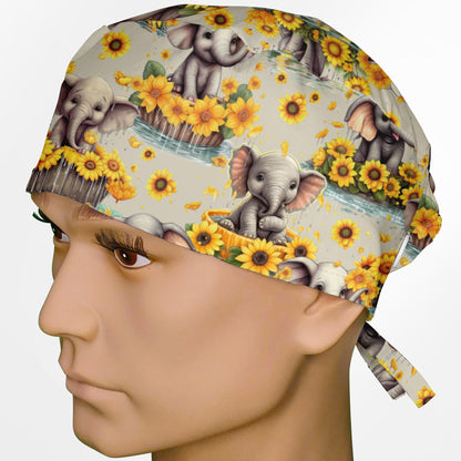 Baby Elephant Surgeon Scrub Cap
