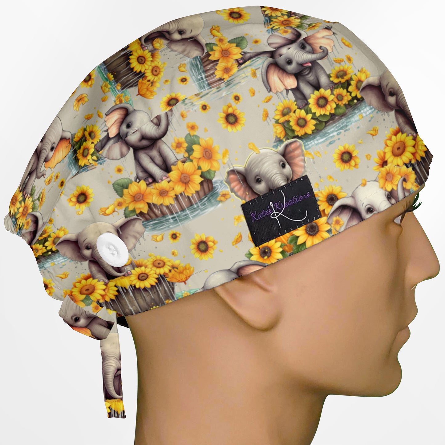 Baby Elephant Surgeon Scrub Cap