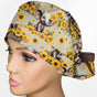 Baby Elephant Ponytail Scrub Cap