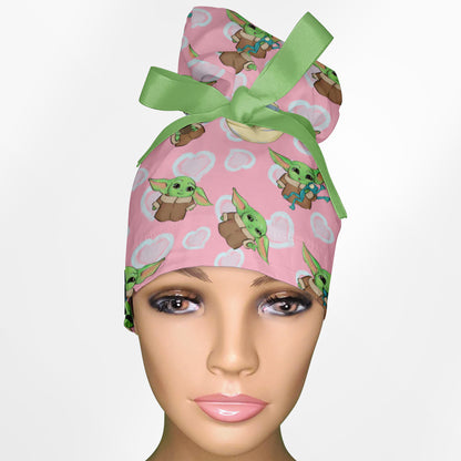Baby Master High Bun Ponytail Scrub Cap