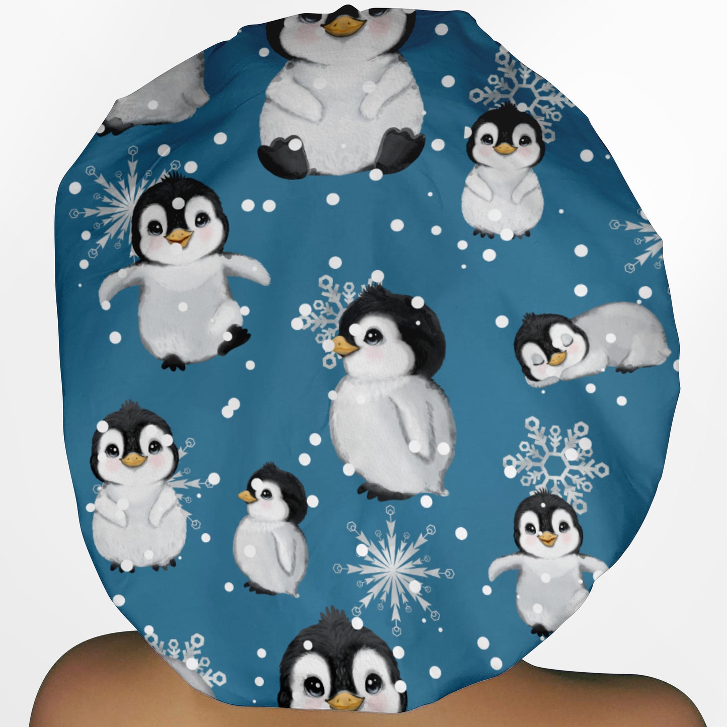 Baby Penguins Bouffant Scrub Cap