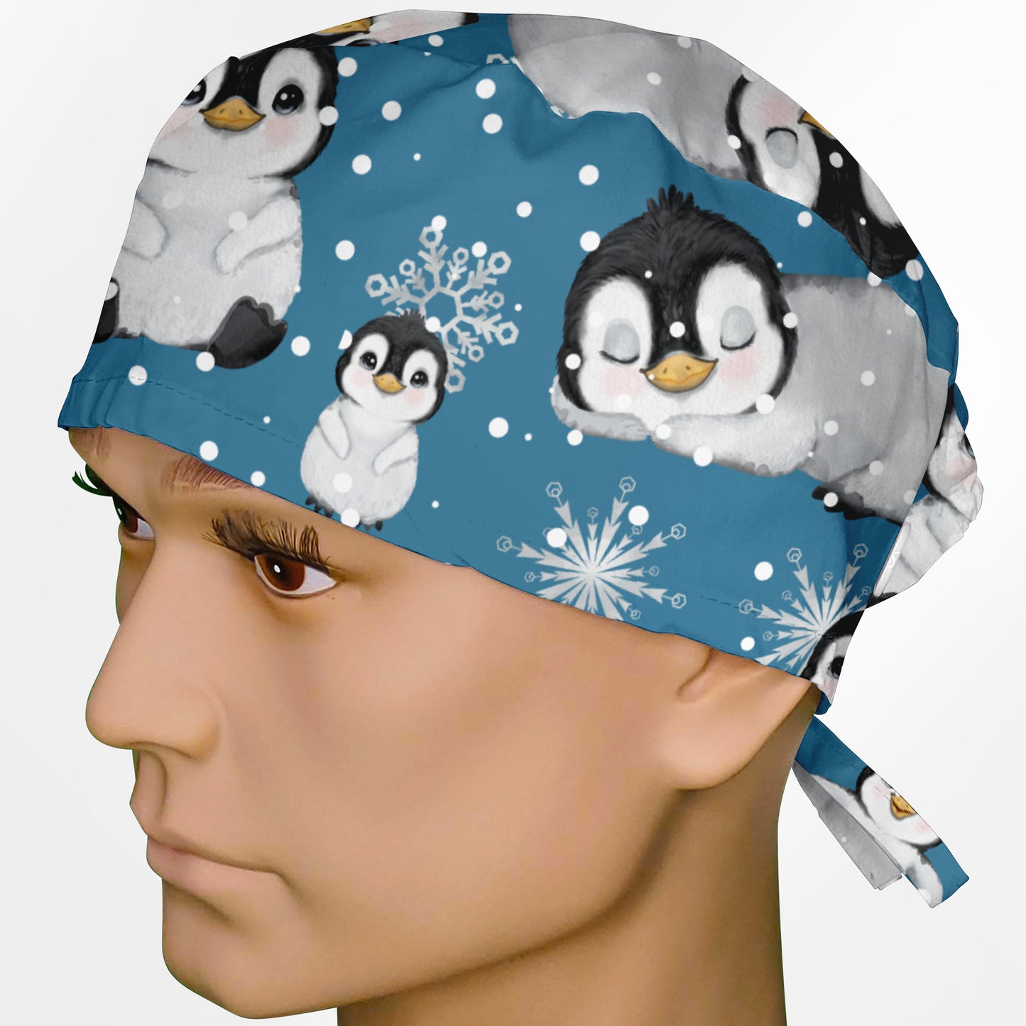 Baby Penguins Surgeon Scrub Cap