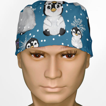 Baby Penguins Surgeon Scrub Cap