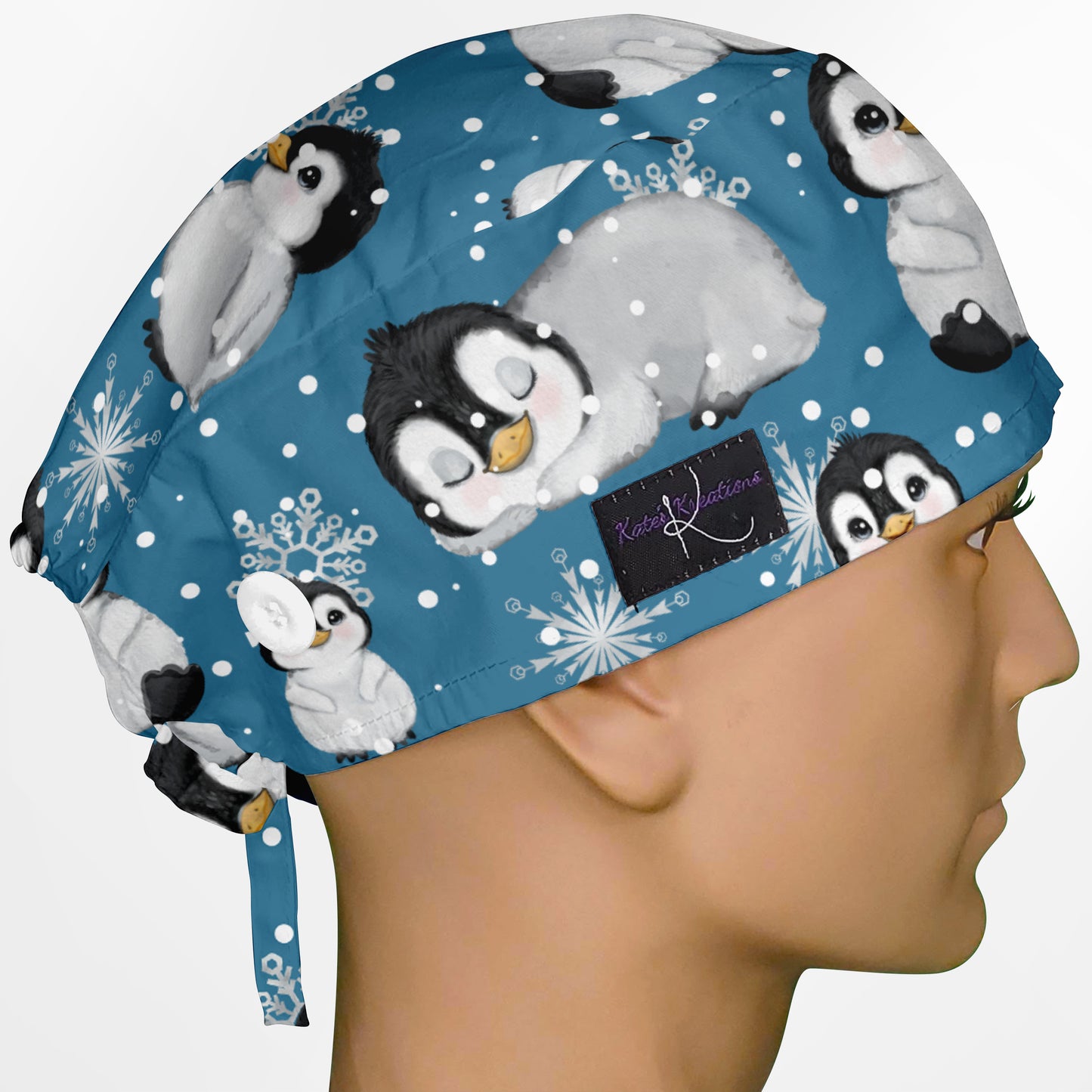 Baby Penguins Surgeon Scrub Cap
