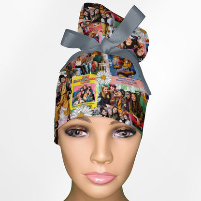 Baby Sitters Club High Bun Ponytail Scrub Cap