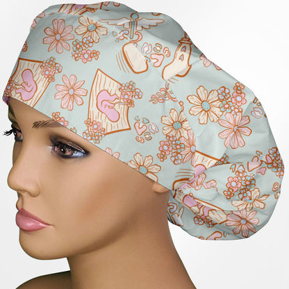 Baby Ultrasound Bouffant Scrub Cap