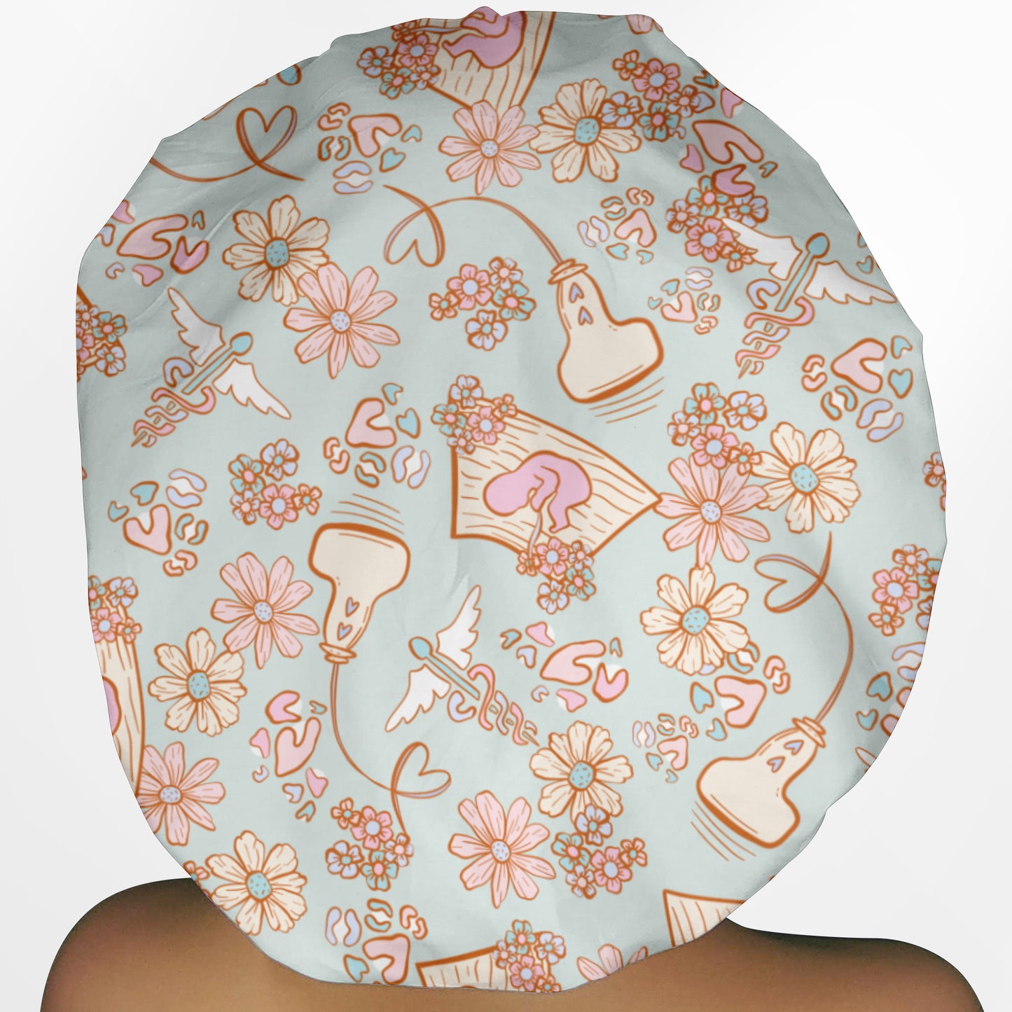 Baby Ultrasound Bouffant Scrub Cap