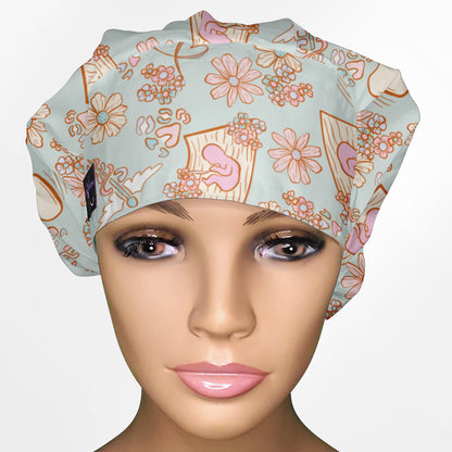 Baby Ultrasound Bouffant Scrub Cap