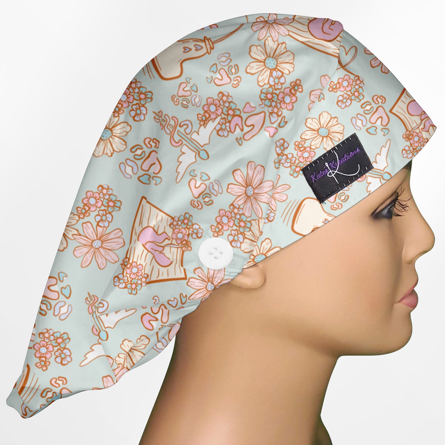 Baby Ultrasound Bouffant Scrub Cap