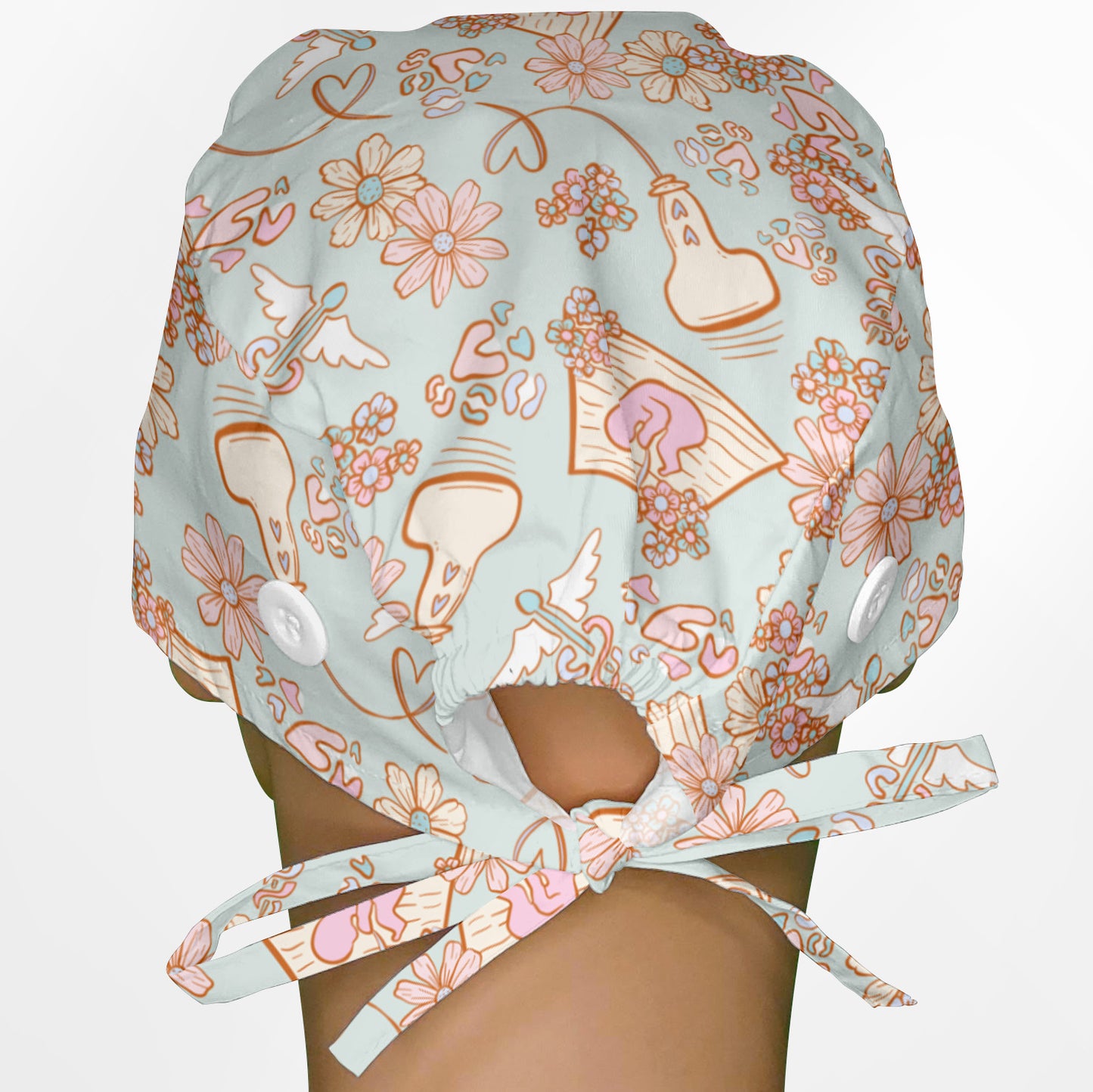 Baby Ultrasound Surgeon Scrub Cap