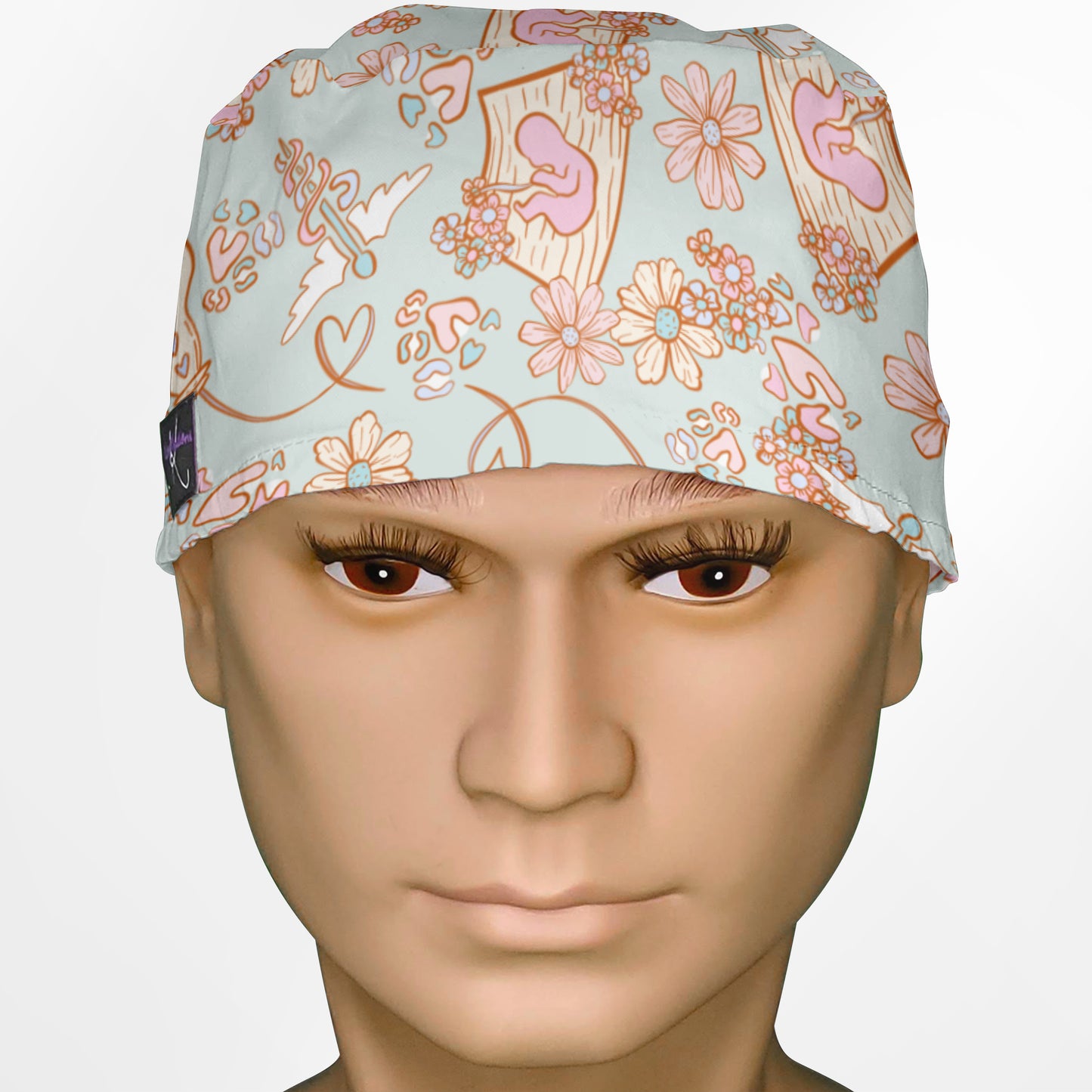 Baby Ultrasound Surgeon Scrub Cap