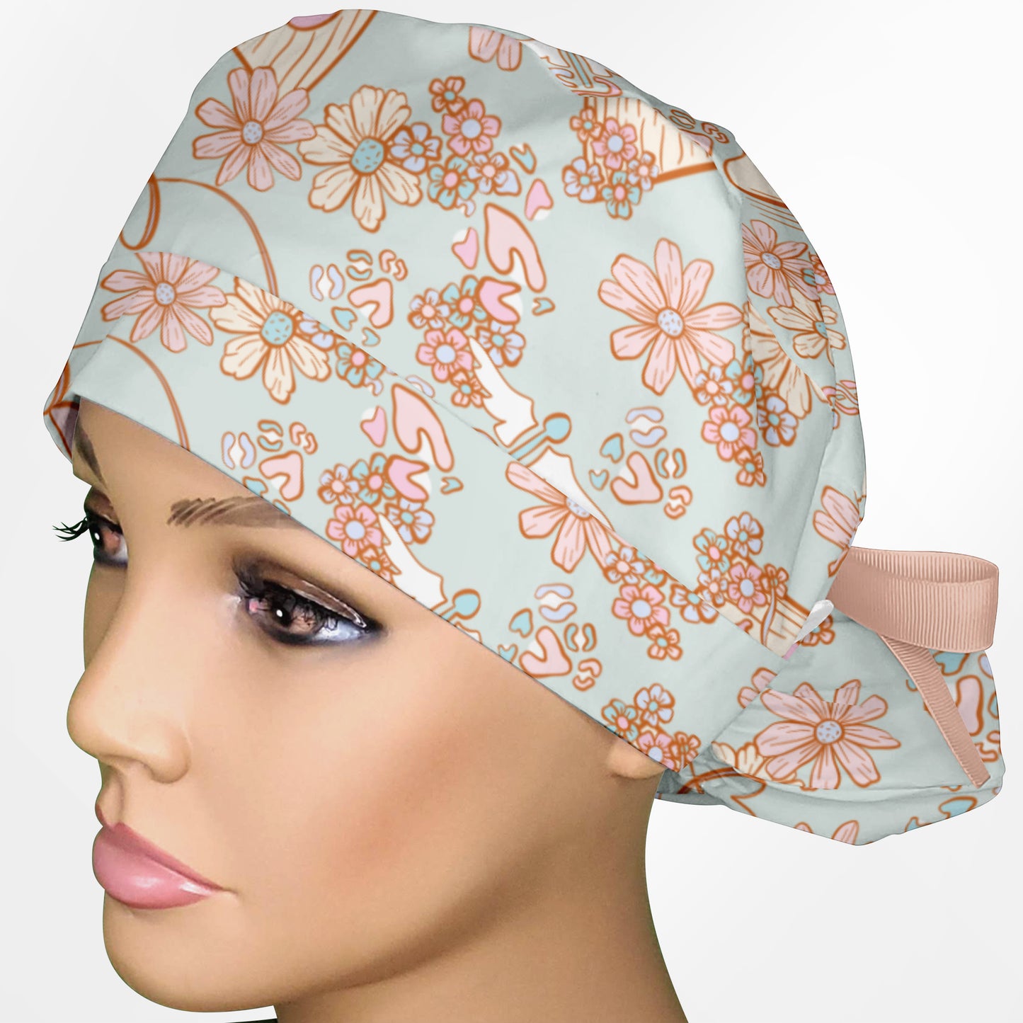 Baby Ultrasound Ponytail Scrub Cap
