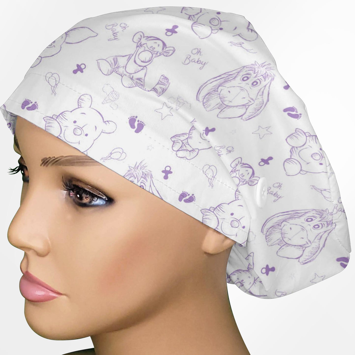 Baby Vintage Bear and Friends Euro Scrub Cap