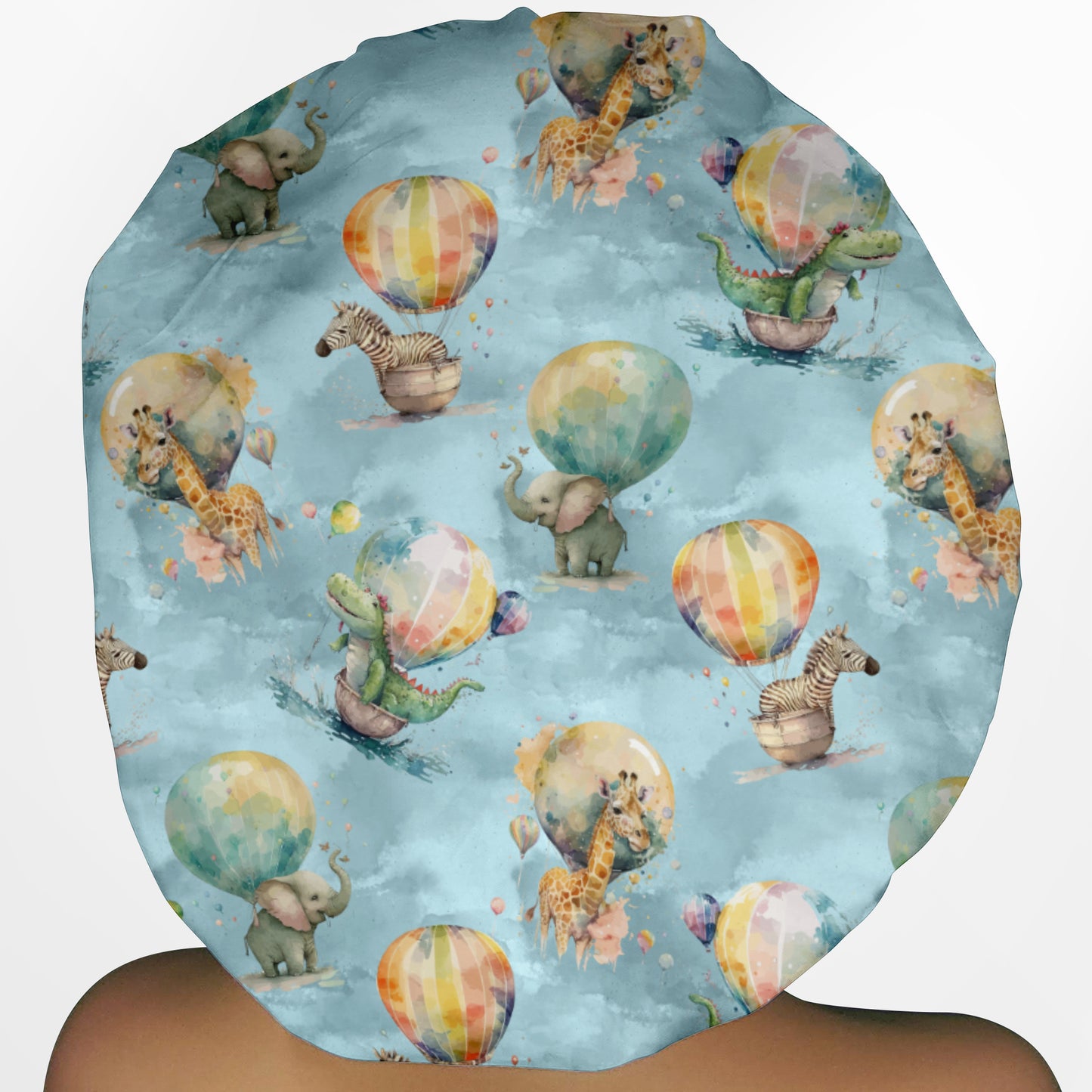 Baby Zoo Hot Air Balloons Bouffant Scrub Cap
