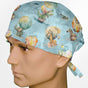 Baby Zoo Hot Air Balloons Surgeon Scrub Cap