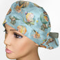 Baby Zoo Hot Air Balloons Ponytail Scrub Cap