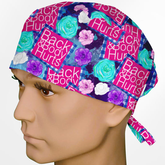 Back and Body Hurt Surgeon Scrub Cap