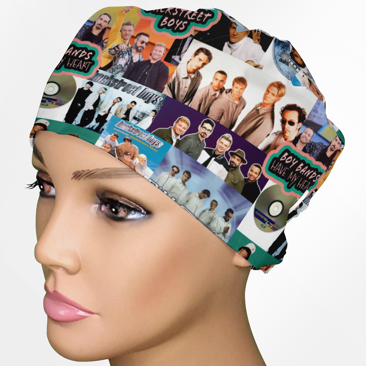 Backstreet Boys Low-Tie Surgeon Scrub Cap