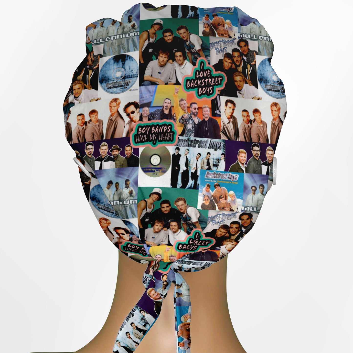Backstreet Boys Low-Tie Surgeon Scrub Cap