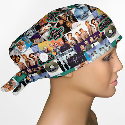 Backstreet Boys Low-Tie Surgeon Scrub Cap