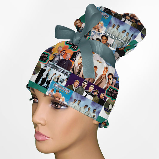 Backstreet Boys High Bun Ponytail Scrub Cap