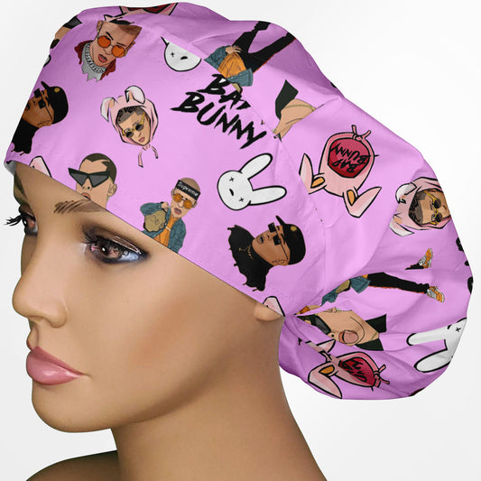Bad Bunny Bouffant Scrub Cap