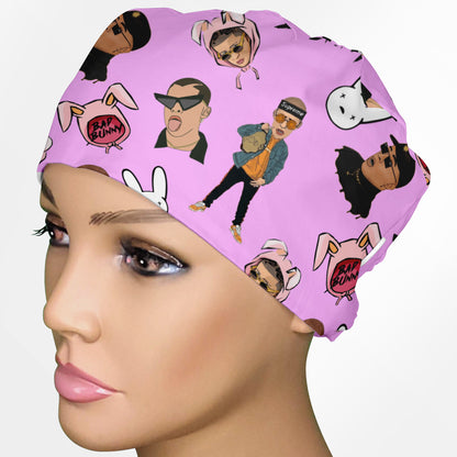 Bad Bunny Low-Tie Surgeon Scrub Cap