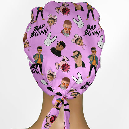 Bad Bunny Low-Tie Surgeon Scrub Cap