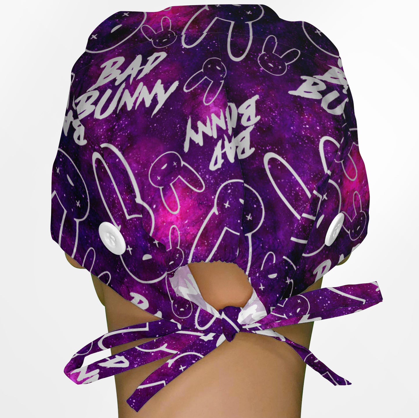 Bad Bunny Galaxy Surgeon Scrub Cap