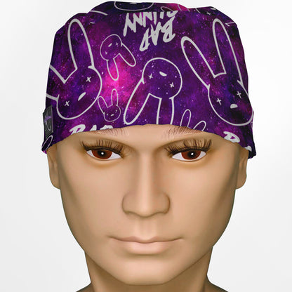 Bad Bunny Galaxy Surgeon Scrub Cap