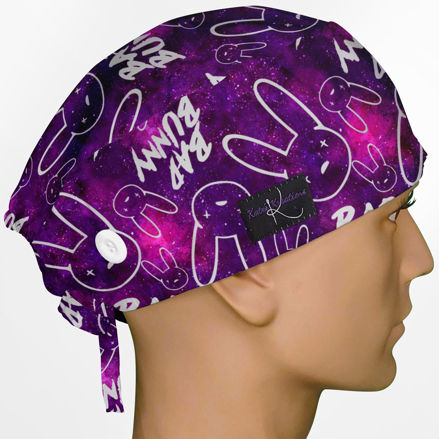 Bad Bunny Galaxy Surgeon Scrub Cap