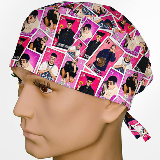 Bad Bunny Loteria Surgeon Scrub Cap