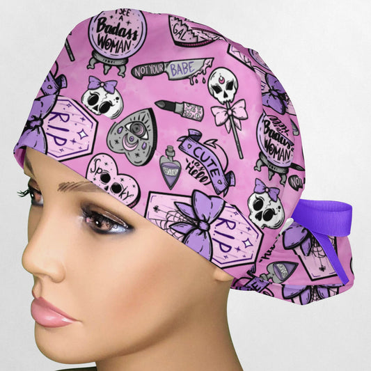 Badie Ponytail Scrub Cap