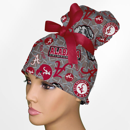 Bama High Bun Ponytail Scrub Cap