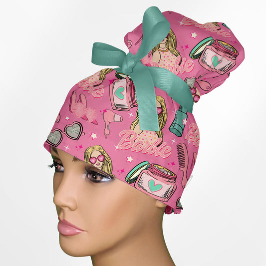 Bar Bi High Bun Ponytail Scrub Cap