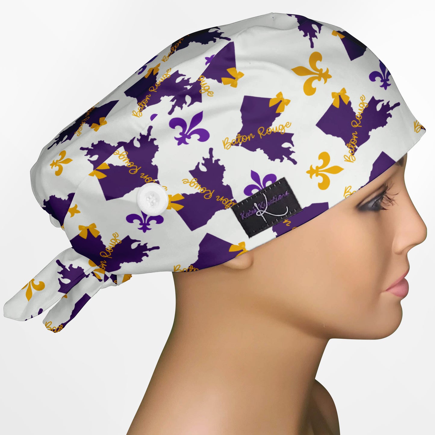 Baton Rouge Low-Tie Surgeon Scrub Cap