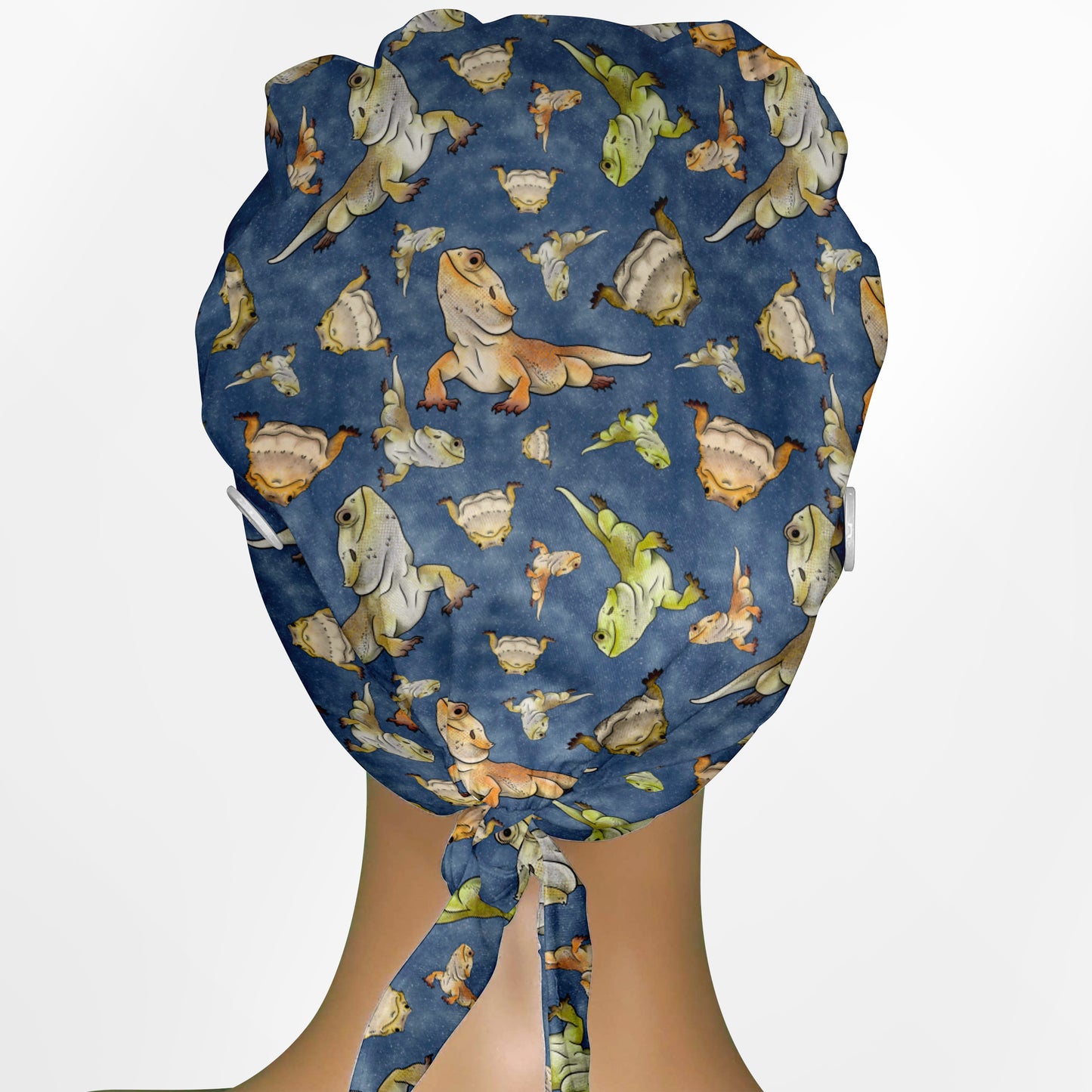 Beardie Low-Tie Surgeon Scrub Cap