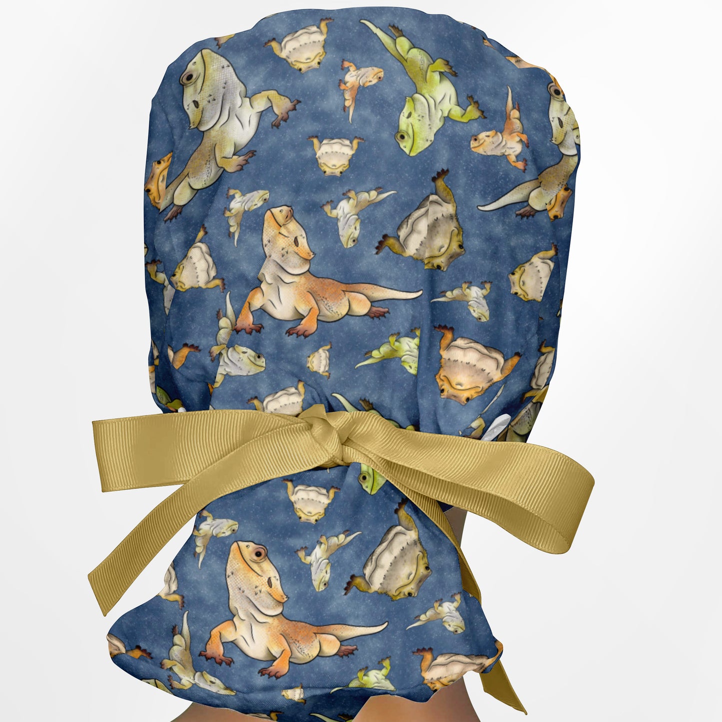 Beardie Ponytail Scrub Cap