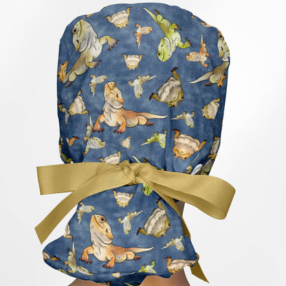 Beardie Ponytail Scrub Cap