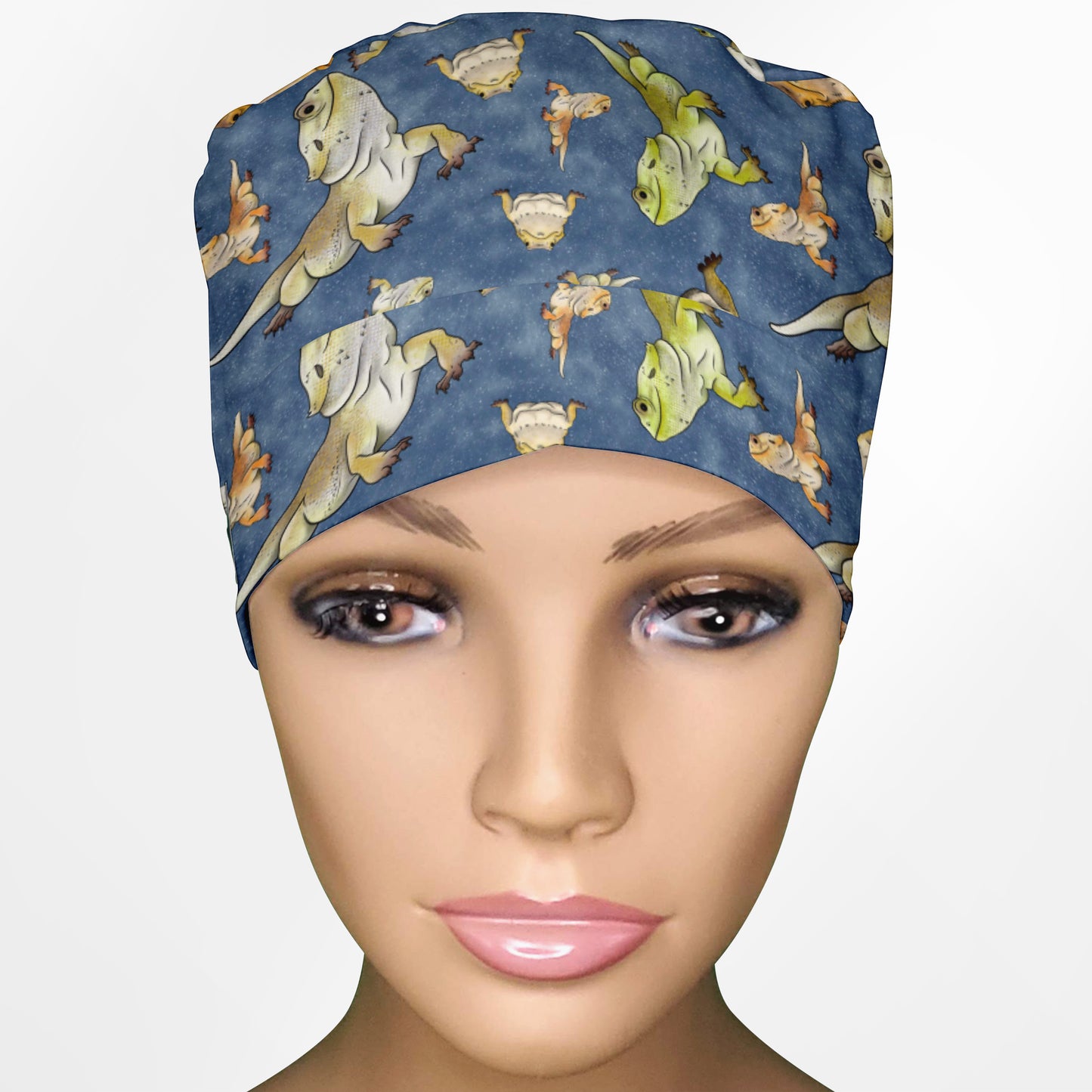 Beardie Ponytail Scrub Cap
