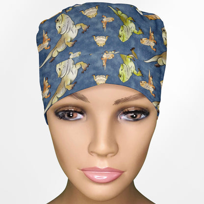 Beardie Ponytail Scrub Cap