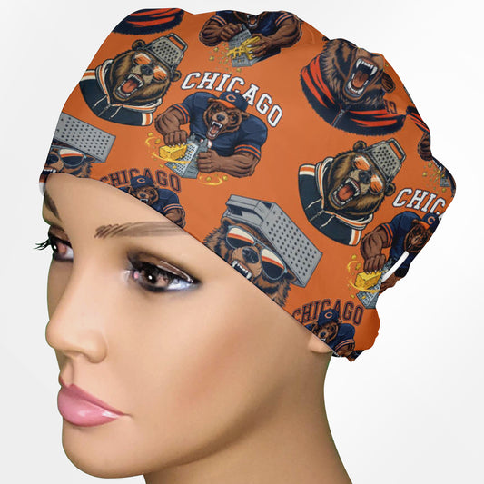 Bear Nation Low-Tie Surgeon Scrub Cap