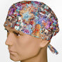 Beautiful Christmas Surgeon Scrub Cap