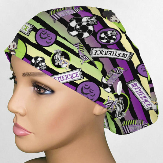 Beetle Stripes Euro Scrub Cap