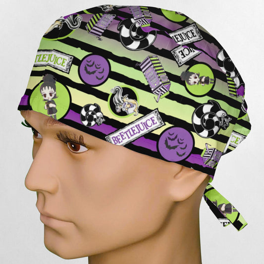 Beetle Stripes Surgeon Scrub Cap