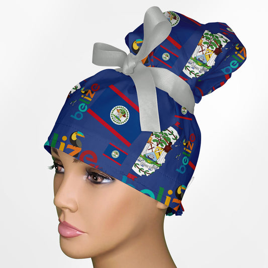 Belize High Bun Ponytail Scrub Cap