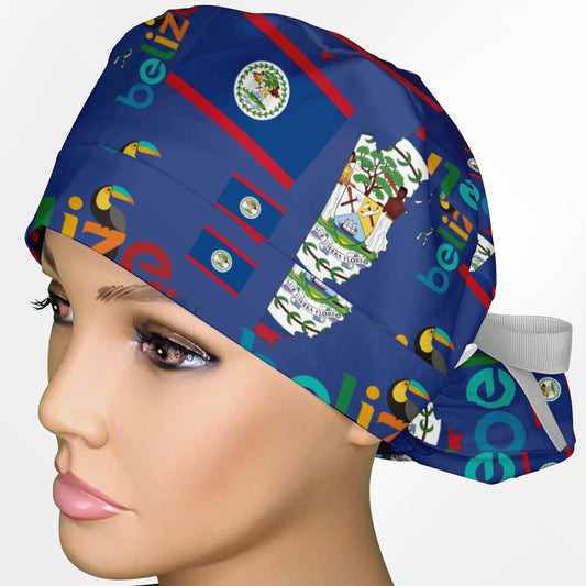 Belize Ponytail Scrub Cap